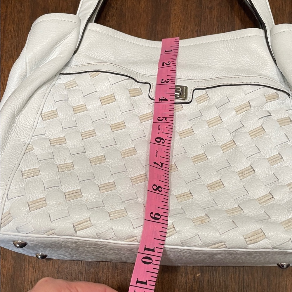 B. Makowsky leather woven shoulder bag - Picture 12 of 14